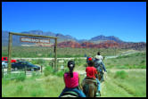 Cowboy Trail Rides in Red Rock Canyon near Summerlin