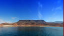 Fortification Hill, a long dormant volcano on the shores of Lake Mead
